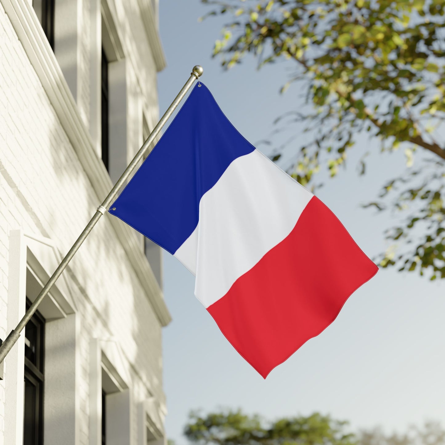 France Double-Sided Flag — Reversible French Tricolore Garden & Outdoor Flag
