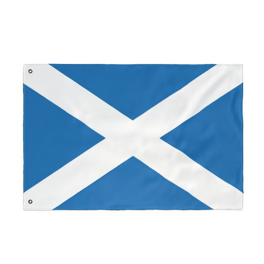 Scottish Saltire Double-Sided Flag — Scotland St. Andrew's Day, Patriotic Outdoor & Indoor Banner