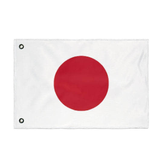 Japan Flag - Double-Sided National Flag (Red Hinomaru on White)