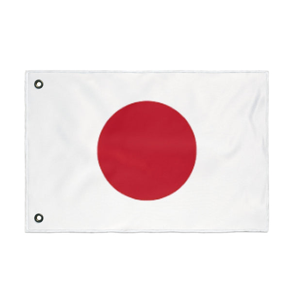 Japan Flag - Double-Sided National Flag (Red Hinomaru on White)