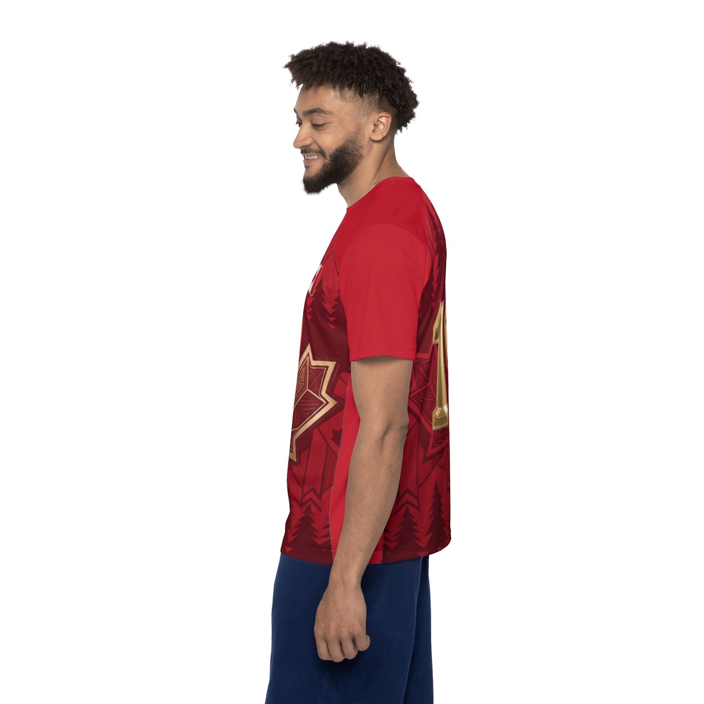 Canada Maple Leaf Gold 19 Sports Jersey