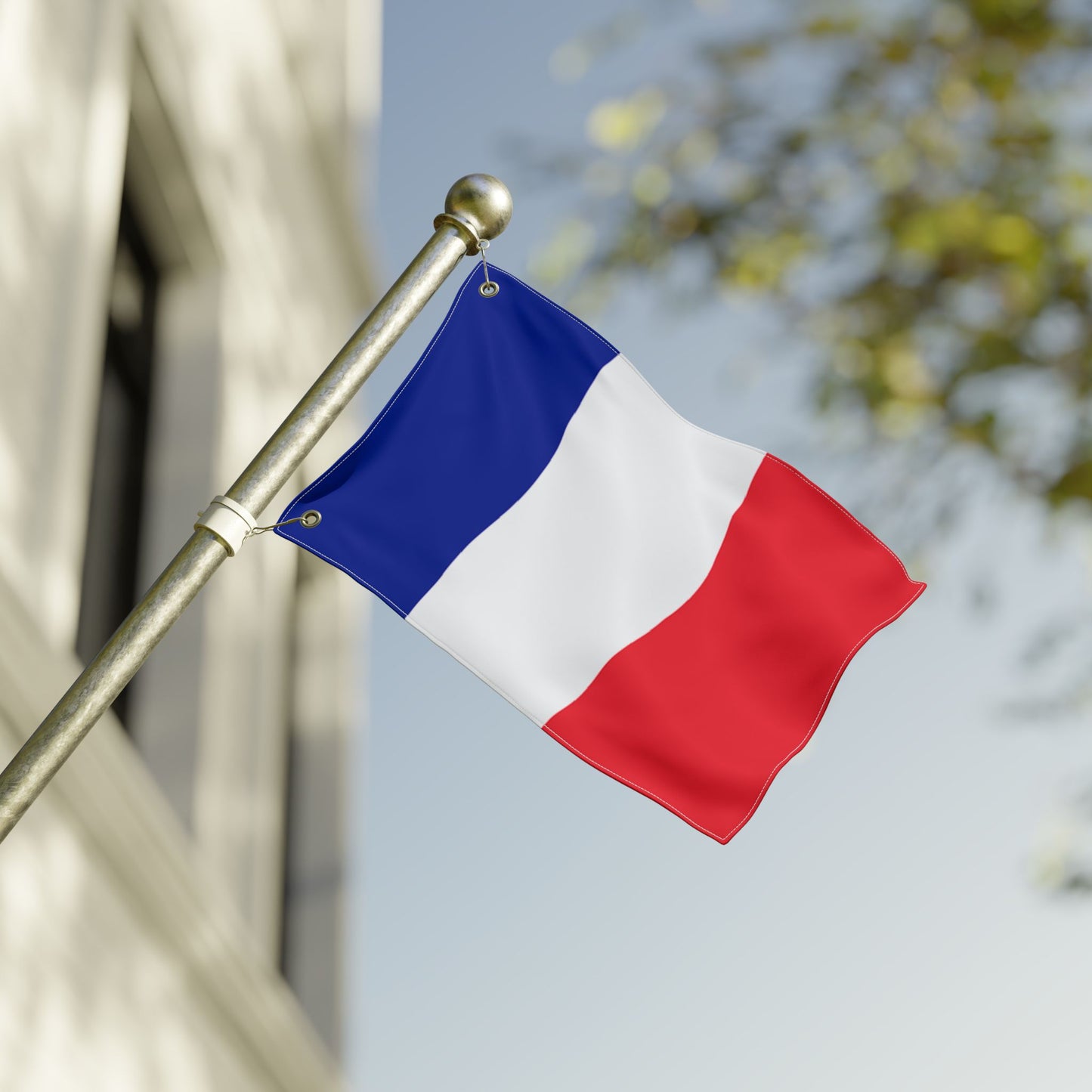 France Double-Sided Flag — Reversible French Tricolore Garden & Outdoor Flag