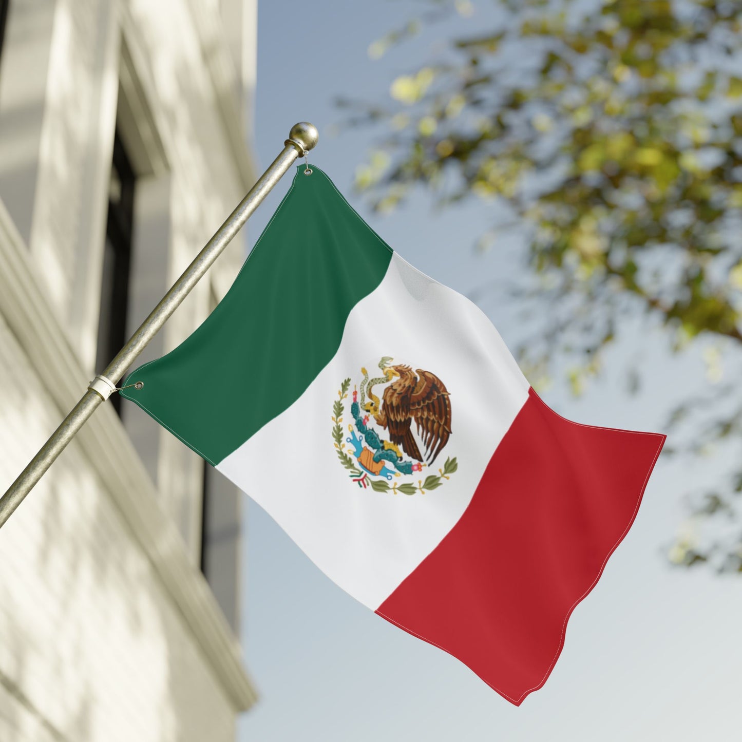 Mexican Flag - Double-Sided Outdoor Flag