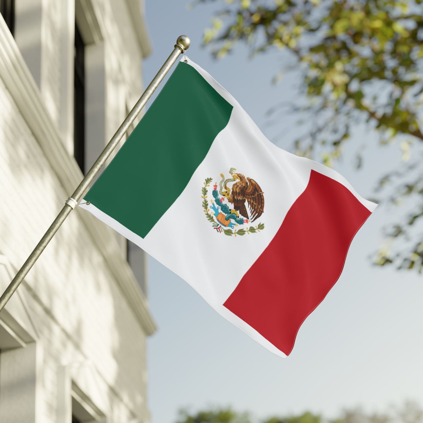 Mexican Flag - Double-Sided Outdoor Flag