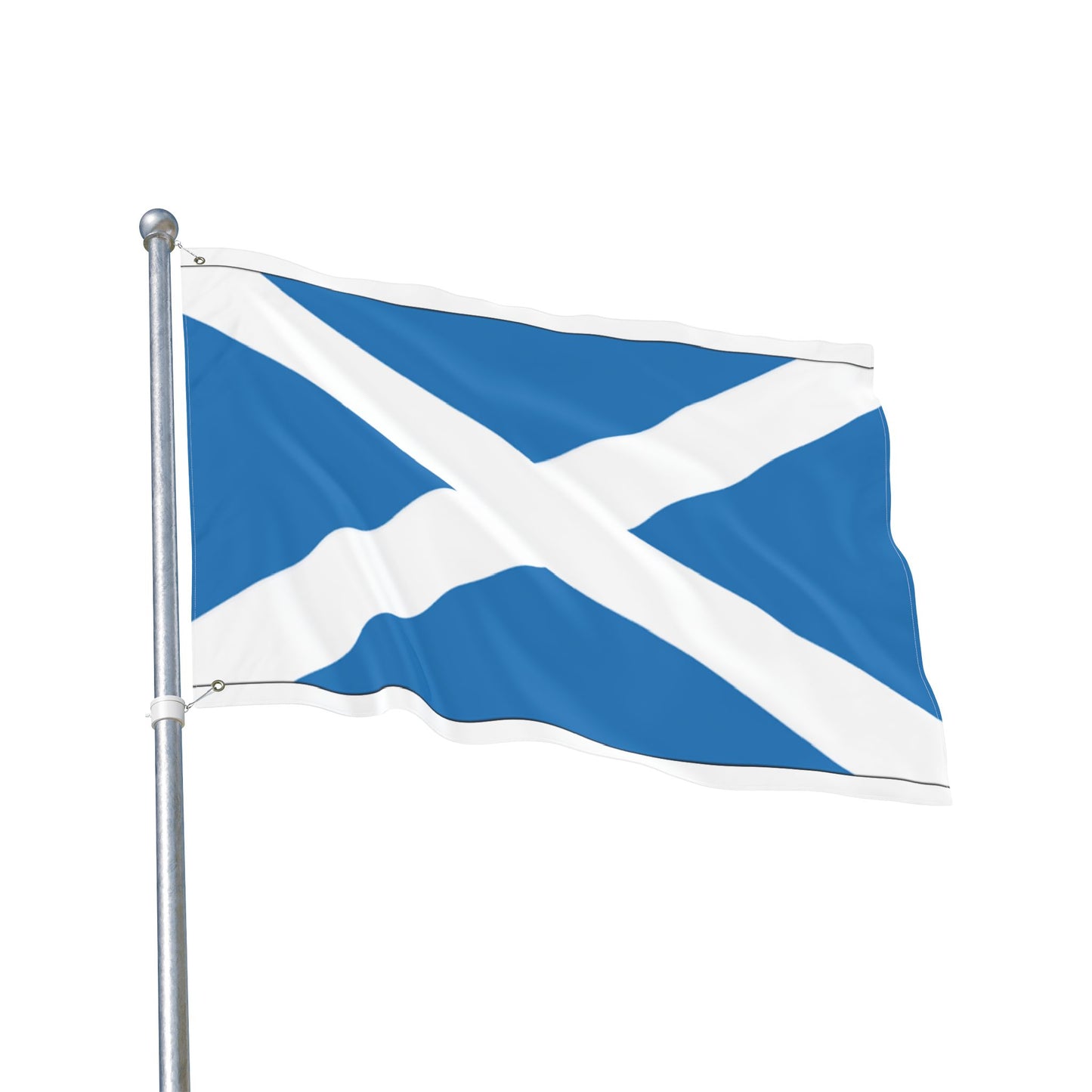 Scottish Saltire Double-Sided Flag — Scotland St. Andrew's Day, Patriotic Outdoor & Indoor Banner