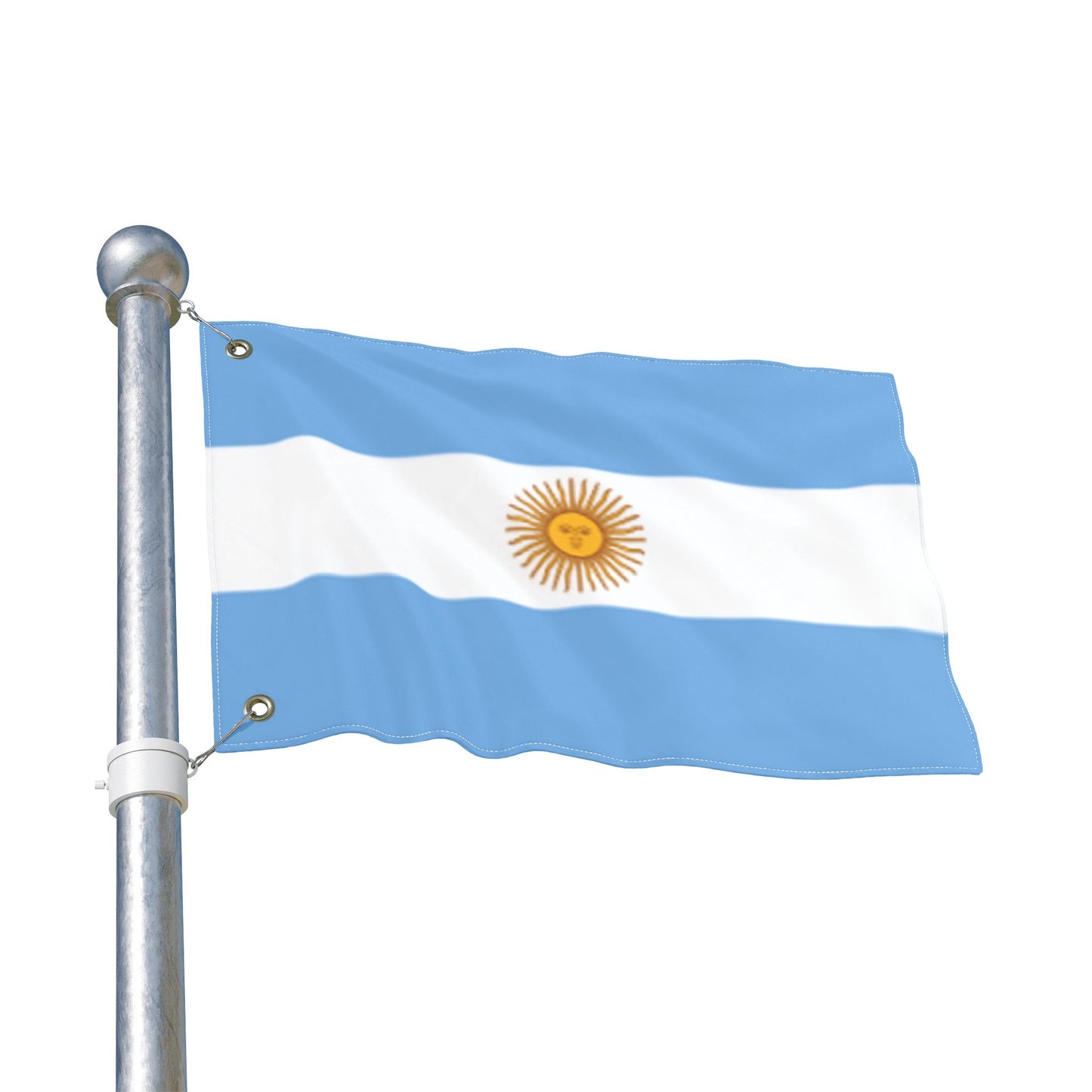 Argentina Double-Sided Flag — Outdoor Garden & Pole Flag with Sun of May Design