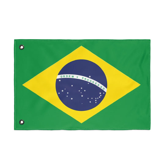 Brazil Flag — Double-Sided Outdoor Flag (Ordem e Progresso)
