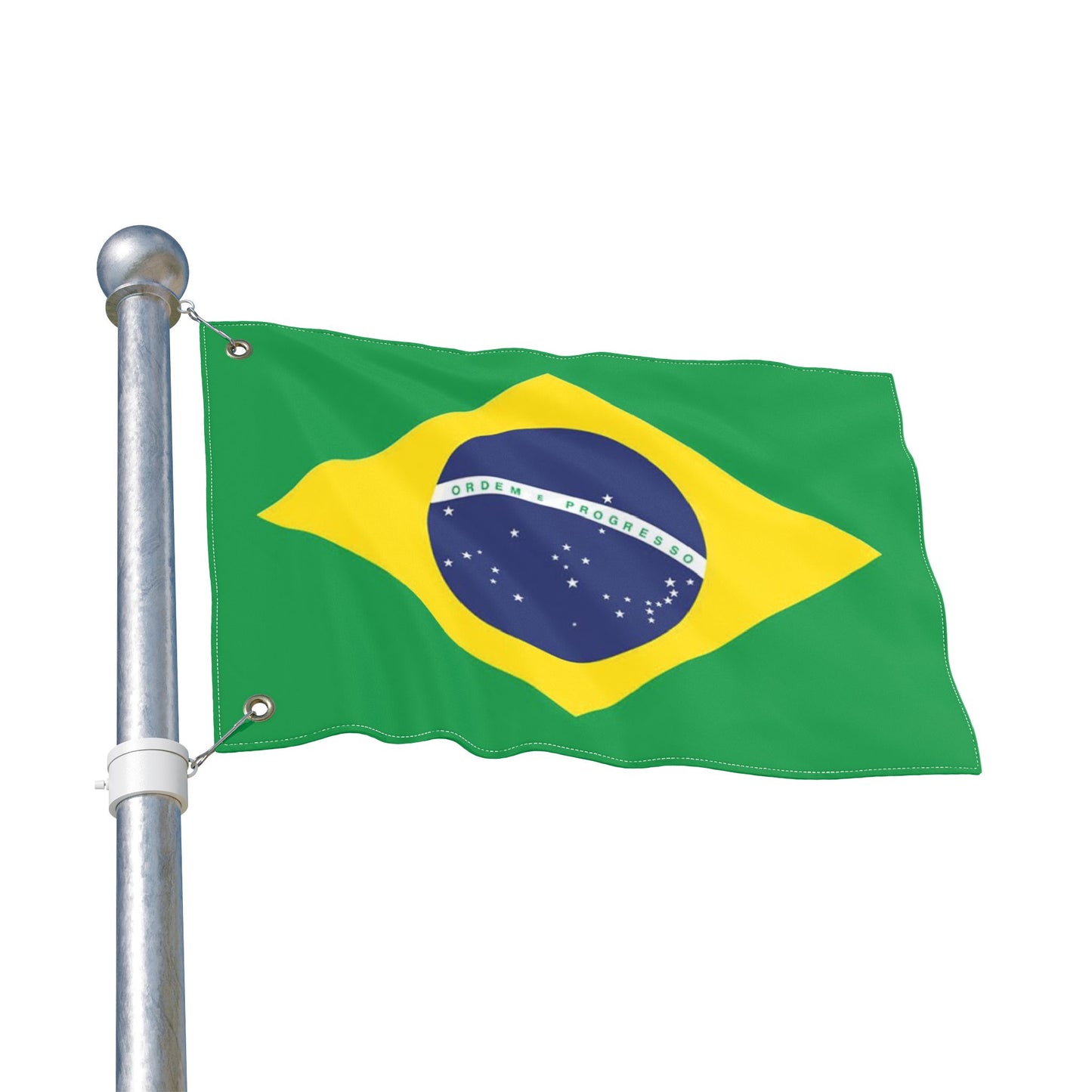Brazil Flag — Double-Sided Outdoor Flag (Ordem e Progresso)