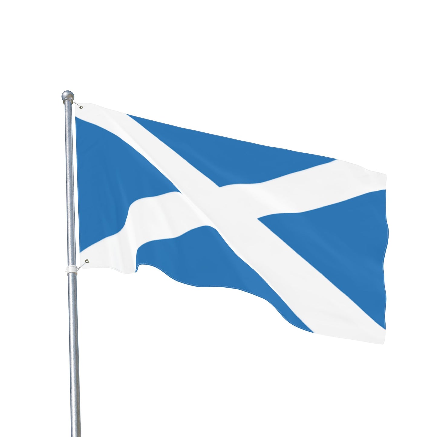 Scottish Saltire Double-Sided Flag — Scotland St. Andrew's Day, Patriotic Outdoor & Indoor Banner