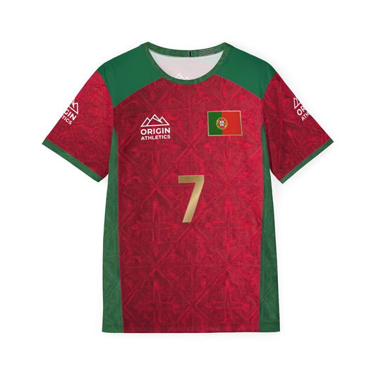 Maroon Performance Soccer Jersey — Athletic Training Tee