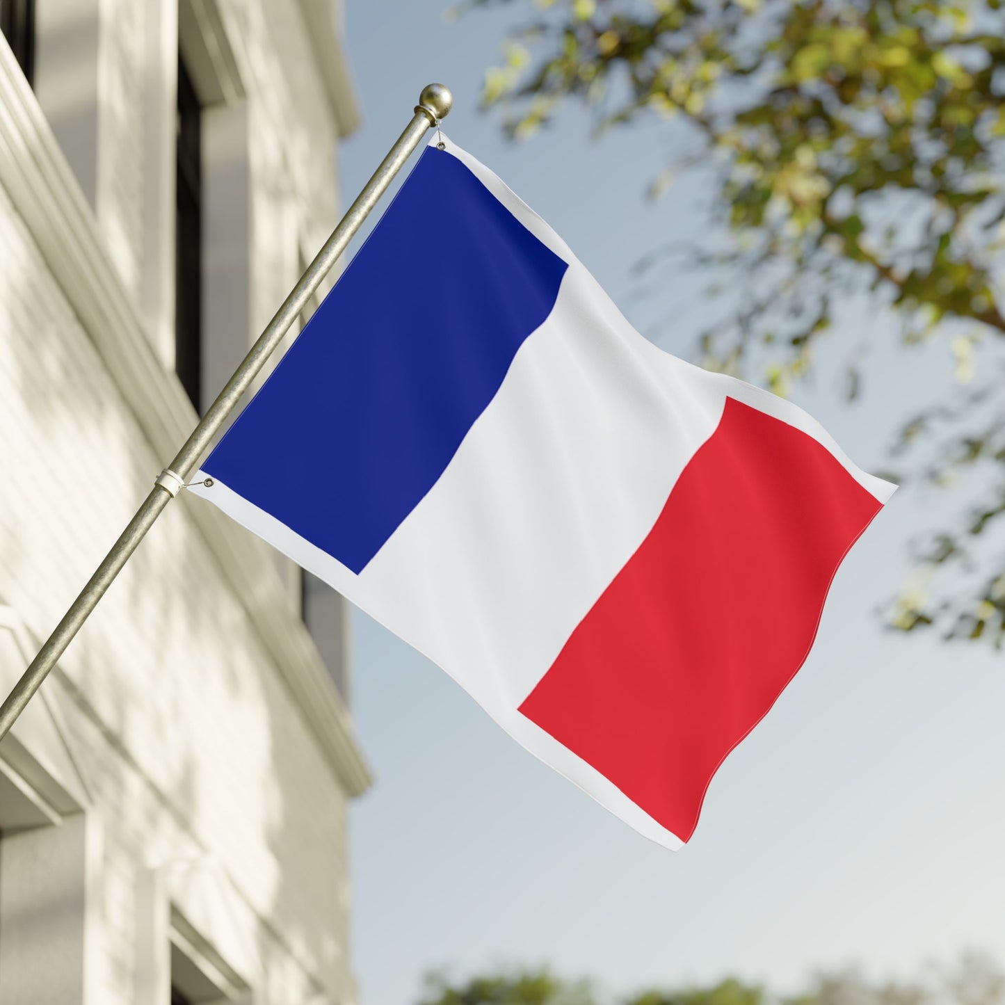 France Double-Sided Flag — Reversible French Tricolore Garden & Outdoor Flag