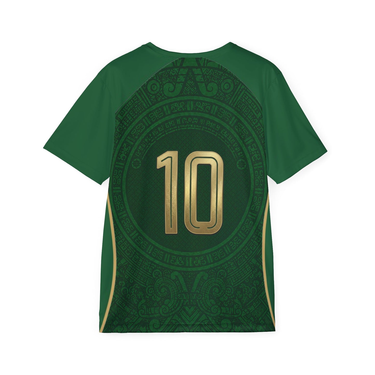 Mexico Green Soccer Jersey — Number 10 AOP Fan Shirt